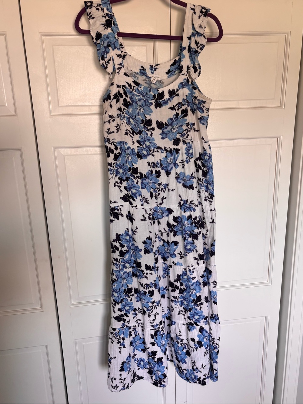 Tribal Jeans Blue Floral Dress